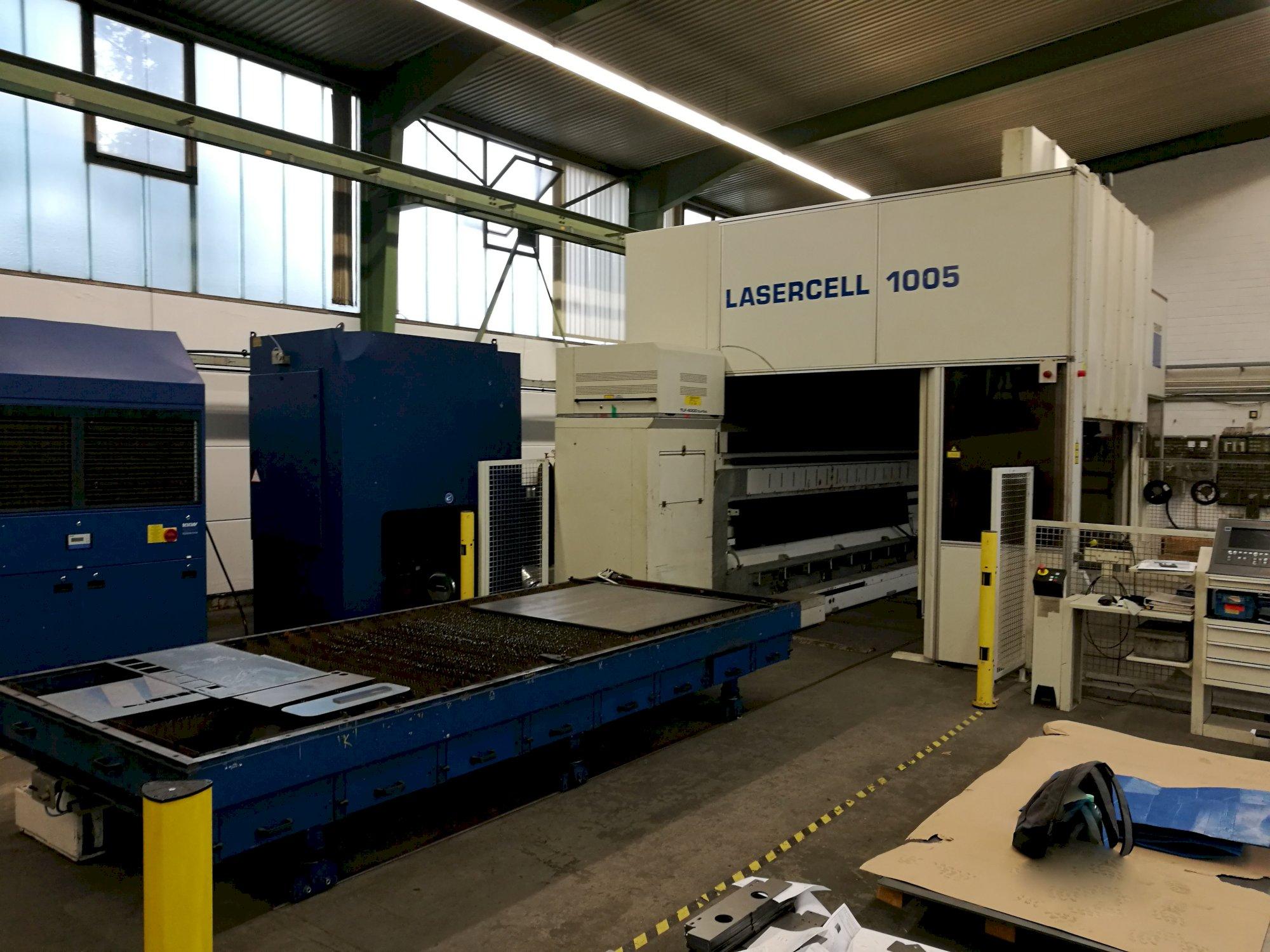 Vista izquierda de la máquina Trumpf Lasercell TLC 1005